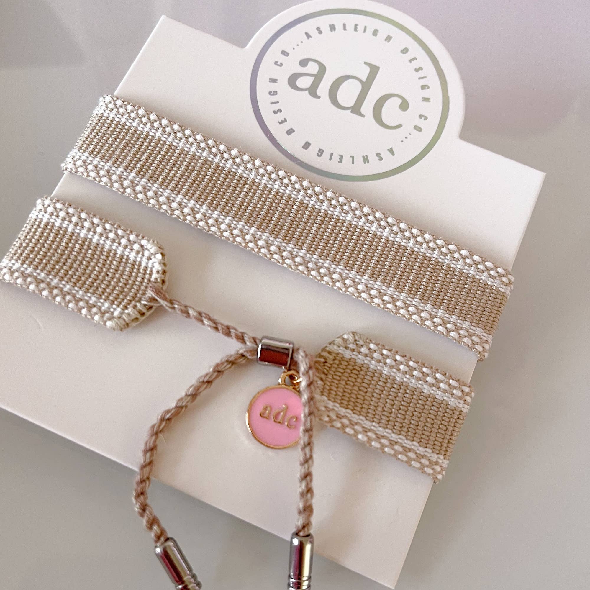 AshleighDesignCo - Wholesale Woven/Braided Bracelet - *No Tassel* CUSTOM Embroidered Bracelet1