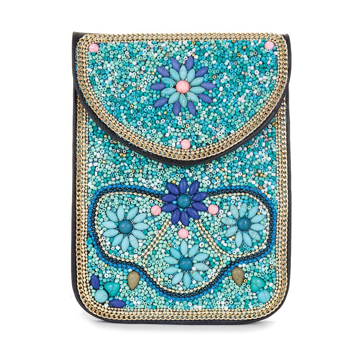 22 Tote - Vendita all'ingrosso Borsa a tracolla - Donna - Borsa a tracolla per cellulare in pelle vegana con perline15