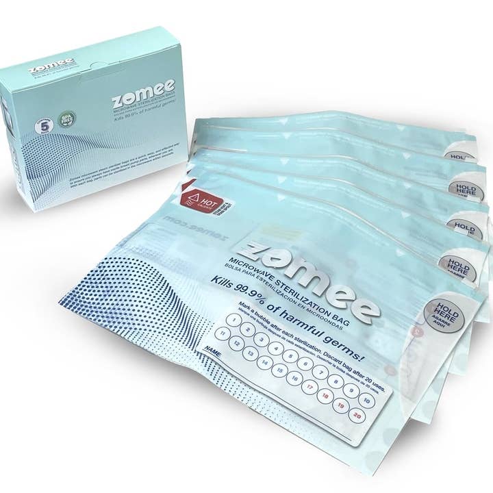 Unimom - Vente Nettoyants antibactériens - Nouveaux sacs stérilisateurs à vapeur à micro-ondes