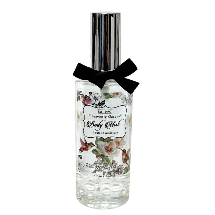 4 oz Heavenly Garden Body Mist for wholesale by Kiss Me in the Garden