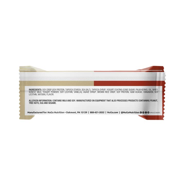 NuGo Nutrition - Wholesale Snack Bar - NuGo Original Churro Protein Bar2