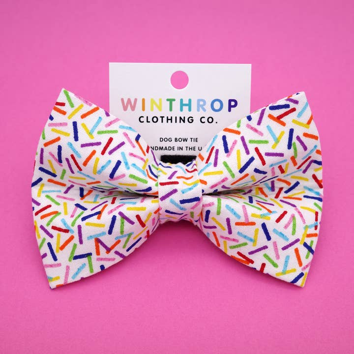 Nœud papillon d'anniversaire pour chien pour la vente par Winthrop Clothing Co.