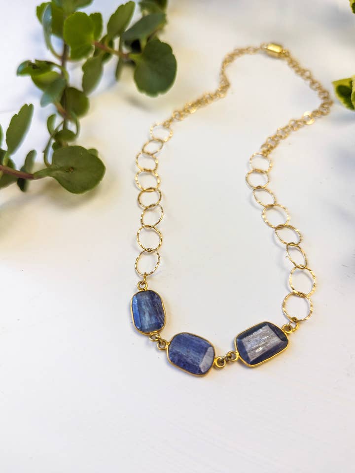 Kyanite Magnetic Necklace for wholesale by Ash & Rose