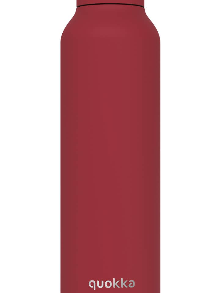 STAINLESS STEEL THERMOS BOTTLE SOLID FIREBRICK RED 630 ML for wholesale by QUOKKA