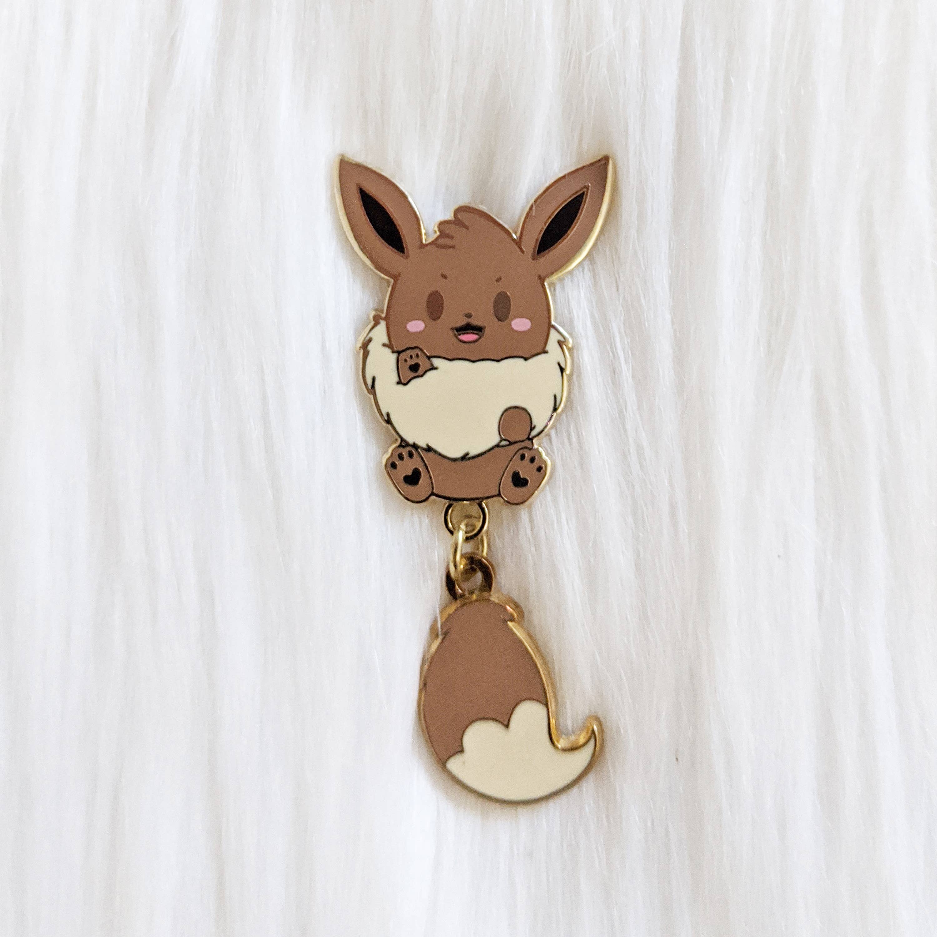 Sugar Cubed Studios - Wholesale Lapel Pin/Button - Eeveelution - Dangle Tail Enamel Pin9