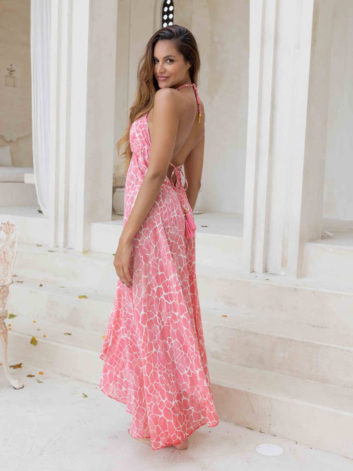 Sophia Alexia - Wholesale Dress - Women's - CANDY PEBBLES SILK IBIZA DRESS4