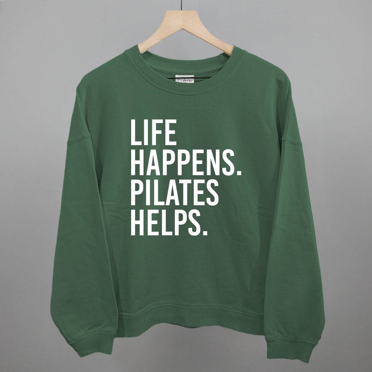 Ivy + Cloth - Wholesale Screen Printed T-Shirt - Women's - Life Happens Pilates Helps7