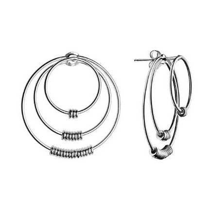 Silver Mehetia Earrings for wholesale by Aurore Havenne