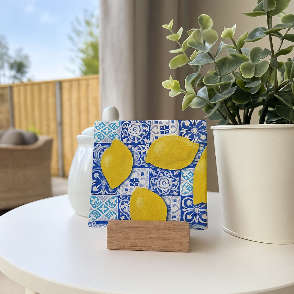 Artige BV - Wholesale Sculpture - Citroenen - natuurstenen tegel2