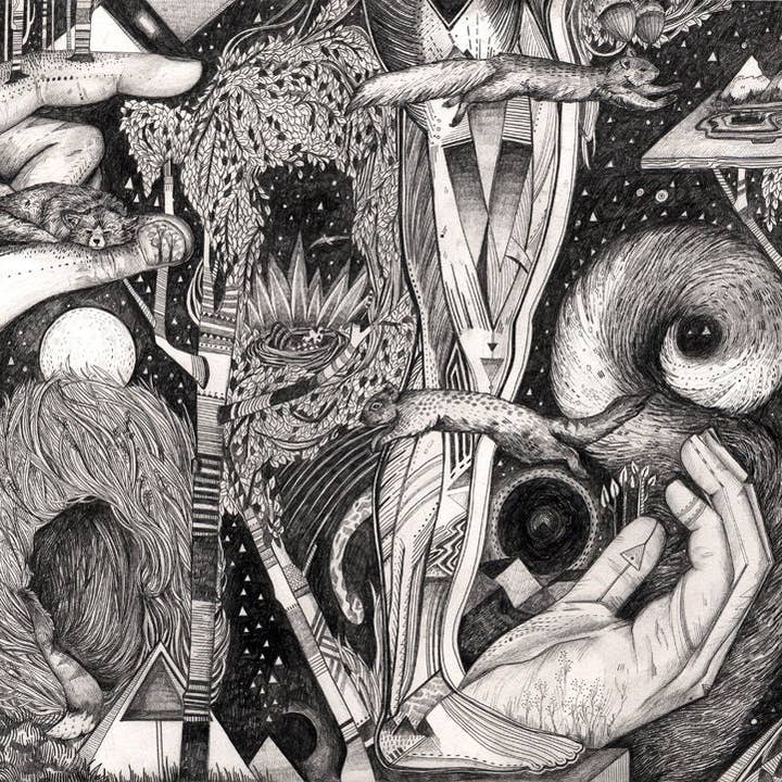 Forest//Ondertekende print voor wholesale door Sandra Dieckmann