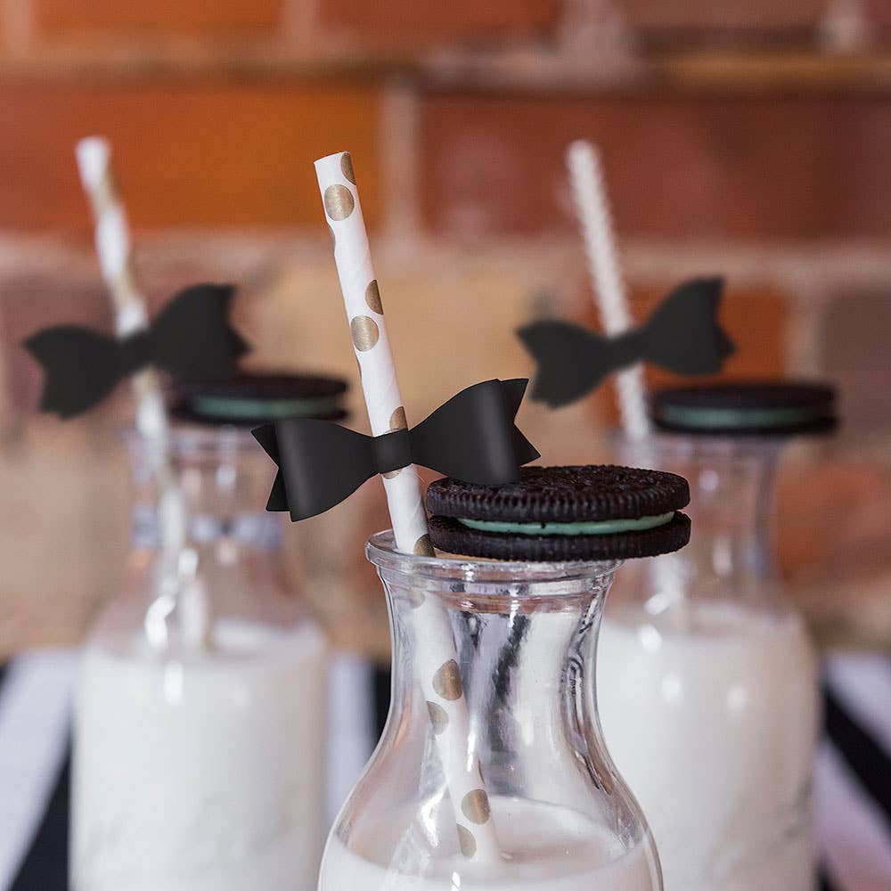 Weddingstar Inc. - Wholesale Bow - Gift Wrapping - Miniature Classic Black Paper Bows1