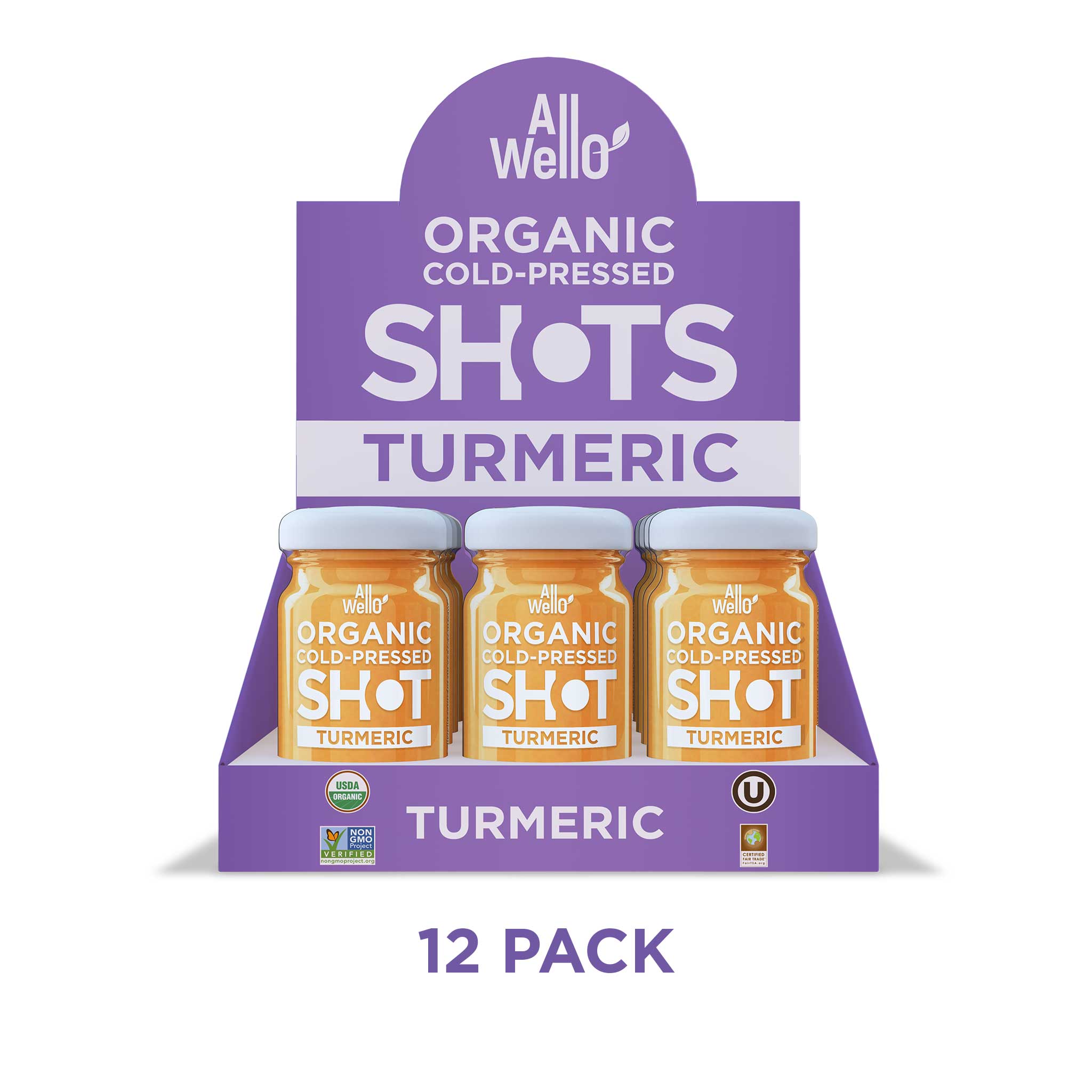 AllWellO - Wholesale Wellness Juice/Tonic - Organic Cold-Pressed Turmeric Shot5