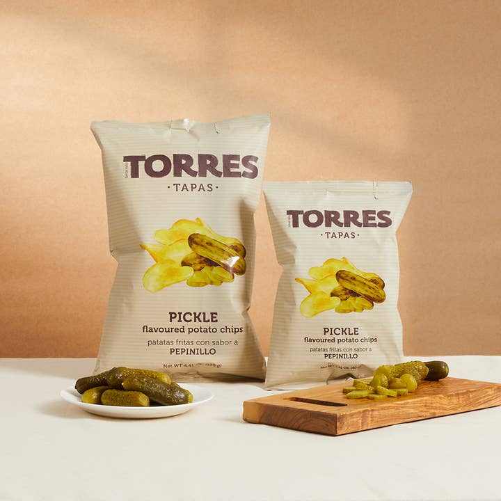 Patatas Torres - Venta al por mayor Patatas fritas - Patatas Torres Tapas Sabor Pepinillo 40g
