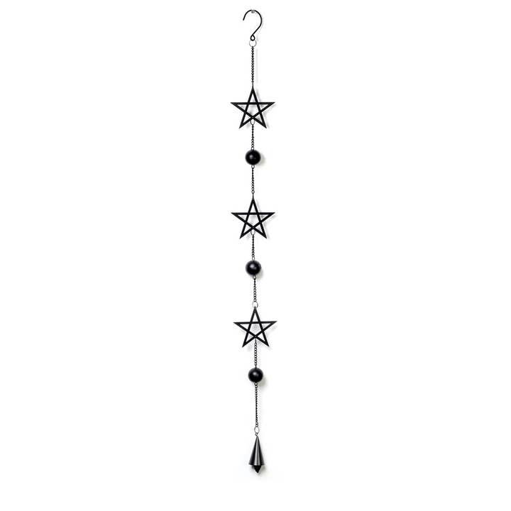 Pentagram (Hanging Decoration / Wind Chime) for wholesale by Alchemy England (Euro)