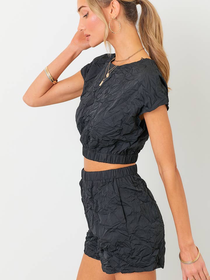 BABY PINK - Wholesale Top & Short Set (NOT Loungewear) - Women's - Crop Tank Top and Shorts Set5