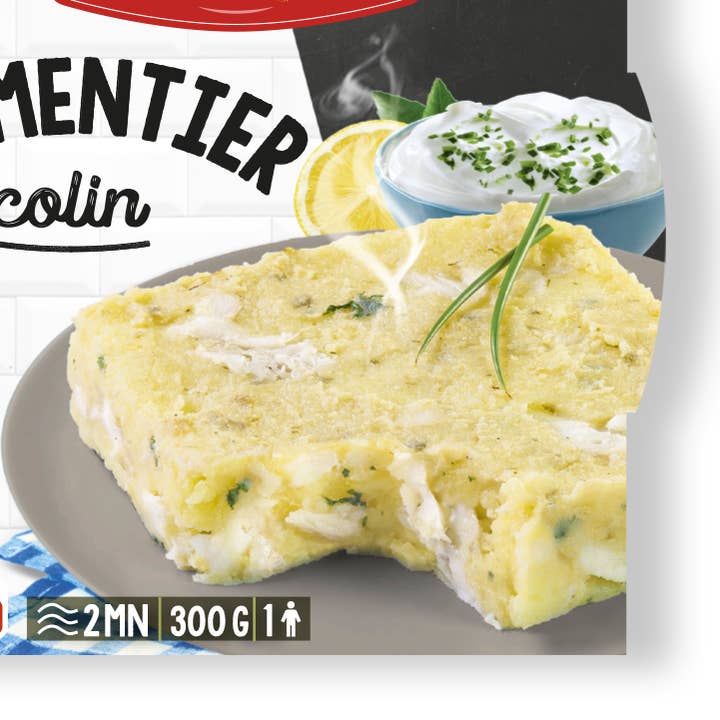 Hake Parmentier - MSC sustainable fishing (300 g) for wholesale by Paul & Louise