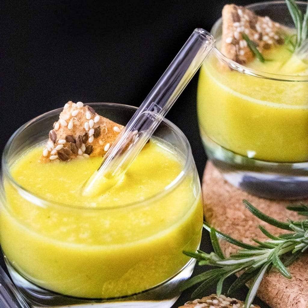 HALM Straws – wholesale Drinking straw – 6x 10cm (straight) glass straws4