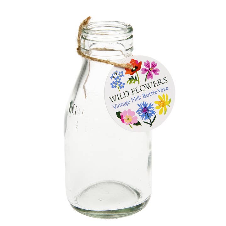 Skolmjölkflaska vas - Wild Flowers för wholesale av Rex B2B - Europe
