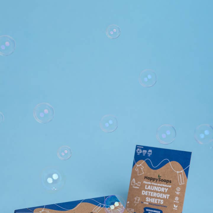 HappySoaps - Wholesale Laundry Detergent Powder/Pods - Laundry Sheets - Colored Laundry - 35 pieces5