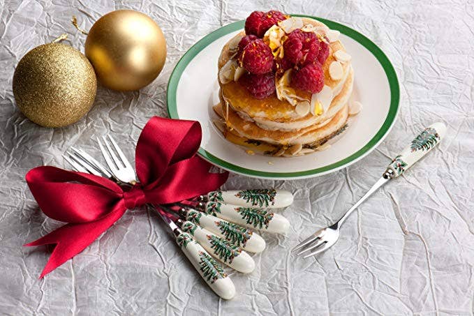 Portmeirion, Spode, Pimpernel, Nacthmann, Wrendale Designs - Wholesale Salad Plate - Spode Christmas Tree Set of 4 Salad Plates2