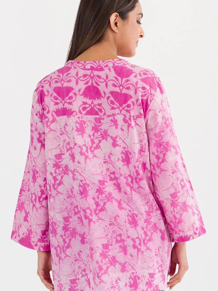 Sevya Handmade - Vendita all'ingrosso Tunica - Donna - Tuniche Tamira Block Print7