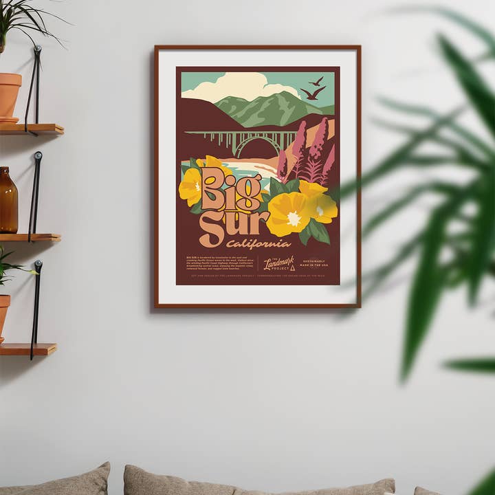 The Landmark Project - Wholesale Poster - Big Sur - 12x16 Poster