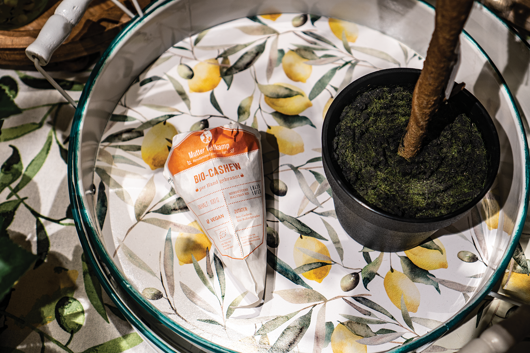 Hamburger Goldmandeln – Frutos secos por atacado – Castanhas de caju orgânicas queimadas em embalagem pontiaguda2