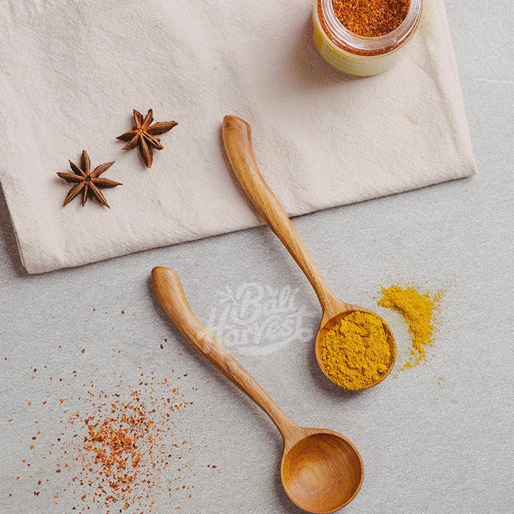 Teak Wooden Spoon - Coffee Tea Sugar Spice Ice Cream Spoon for wholesale by Bali Harvest