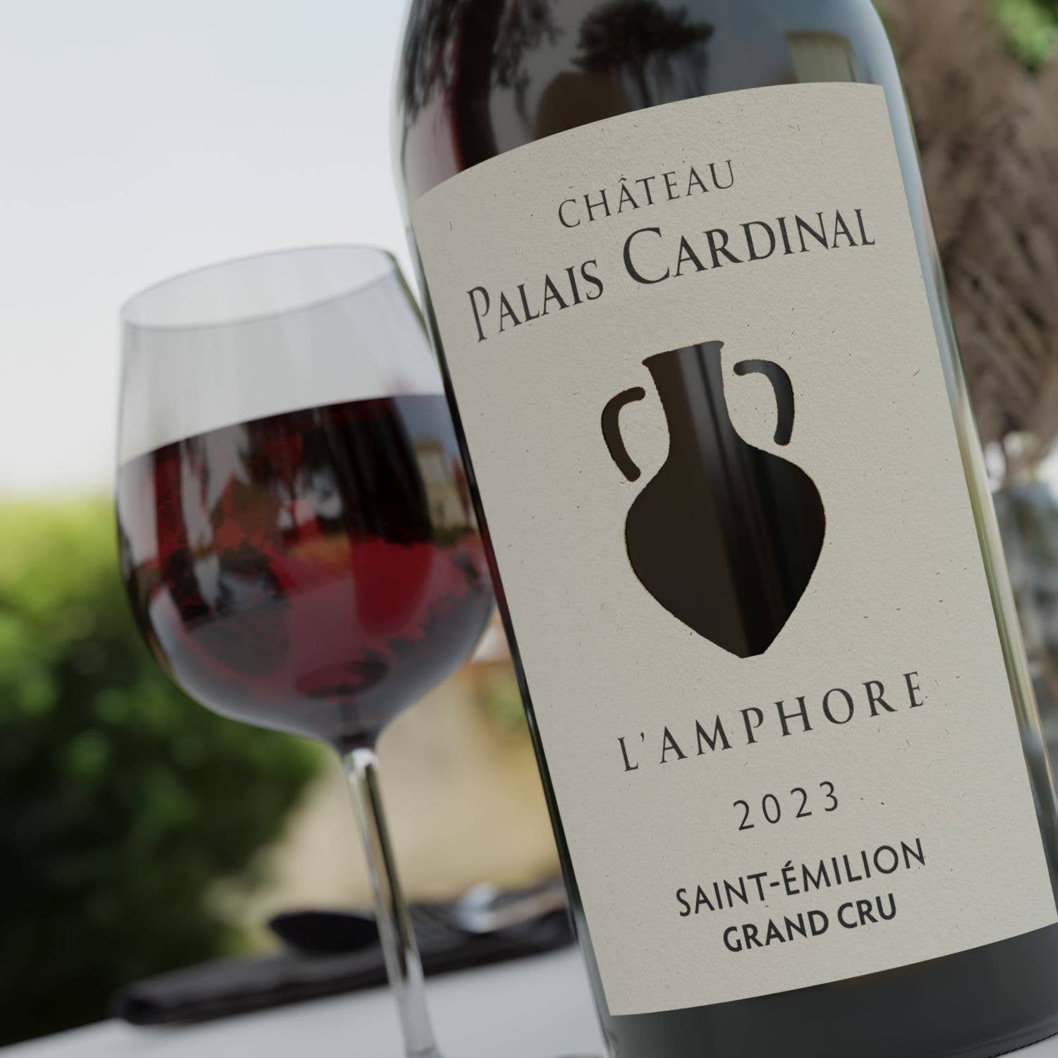 Château Palais Cardinal - Wholesale Red Wine - Amphora of Château Palais Cardinal - Saint-Emilion Grand Cru1