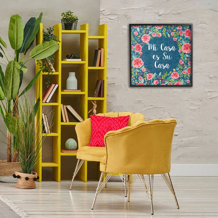 Stupell Industries - Wholesale Wall Decor - Kids & Baby - Su Casa Flores Rosas Framed Giclee Art13