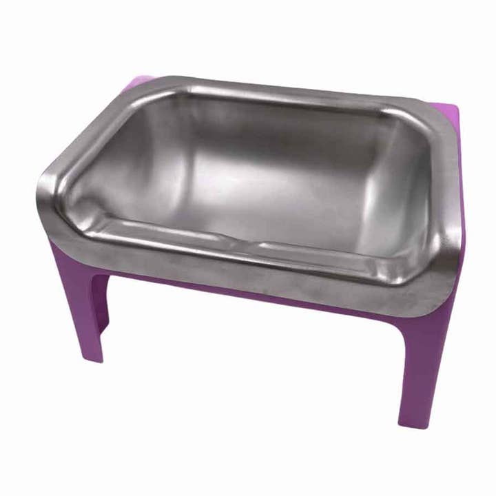 Fluff Trough - Vendita all'ingrosso Ciotola - Cani e gatti - Set porta lanugine in acciaio inossidabile2
