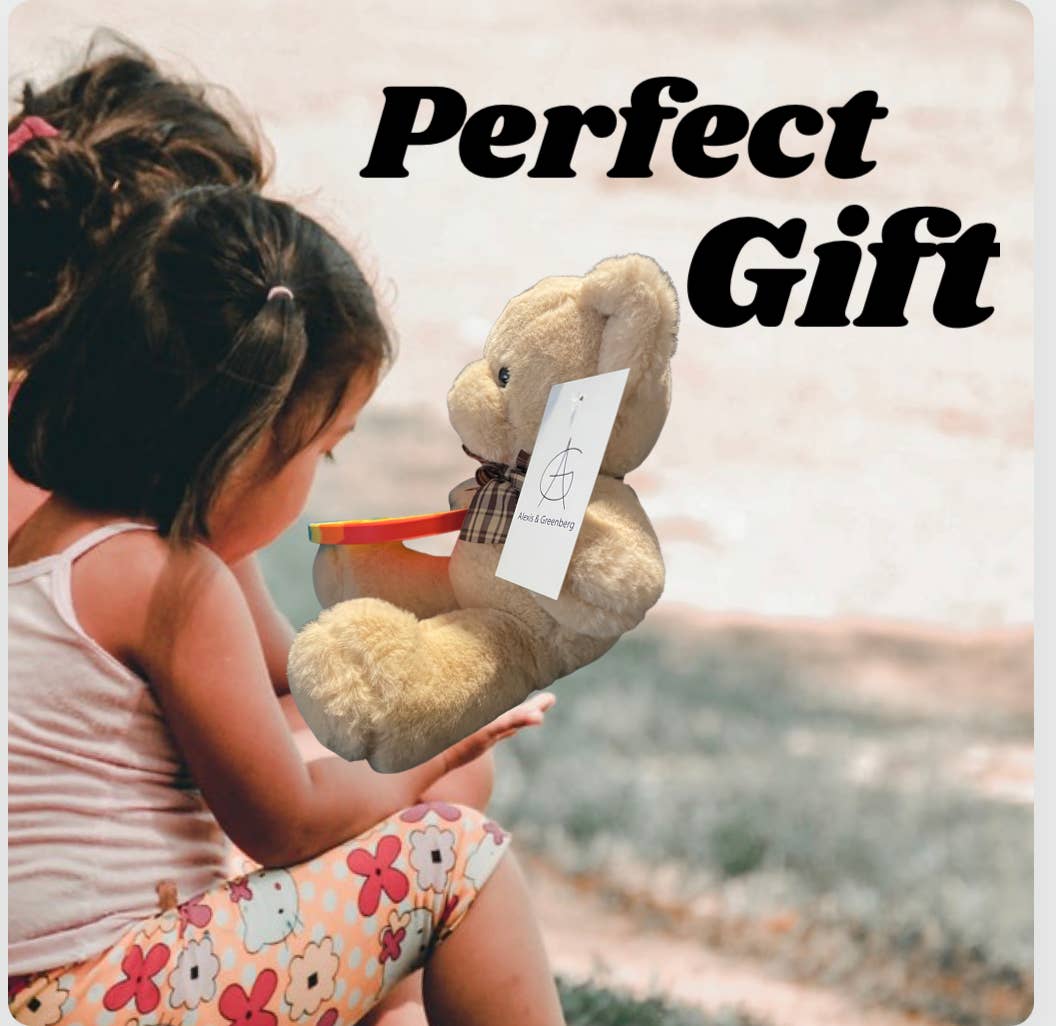 AlexisandGreenberg – wholesale Fidget toy – Kids – Fidget Plush Bear Sensory Bear Fidget toy Easter Teddy bear2