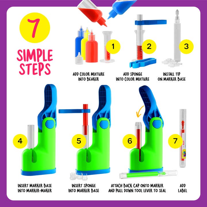 Dan&Darci – wholesale DIY craft kit – Child – Marker Making Kit for Kids