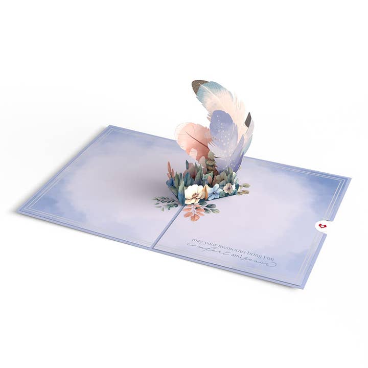 Lovepop Cards - Wholesale Sympathy Card - Nothing Loved Is Ever Lost Sympathy 5''x7'' Card
