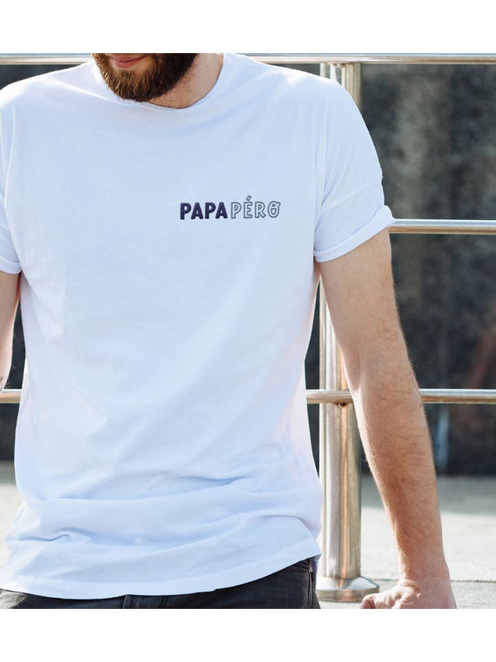 Juste un t-shirt - Wholesale T-Shirt - Men's - Men's Embroidered T-shirt - Papapéro