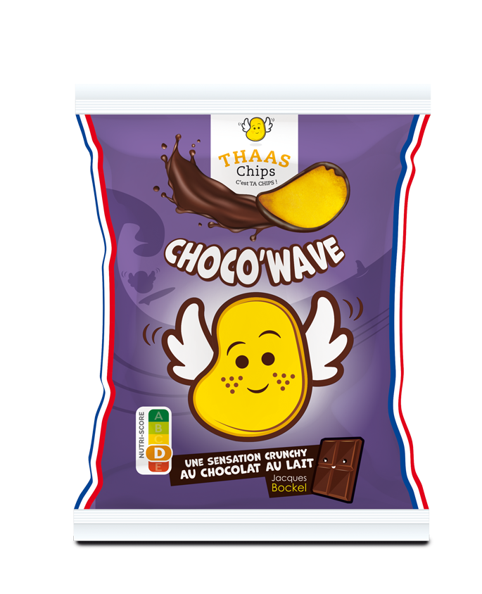 Thaas Chips - Vendita all'ingrosso Patatine - Choco'Wave patatine con cioccolato al latte1