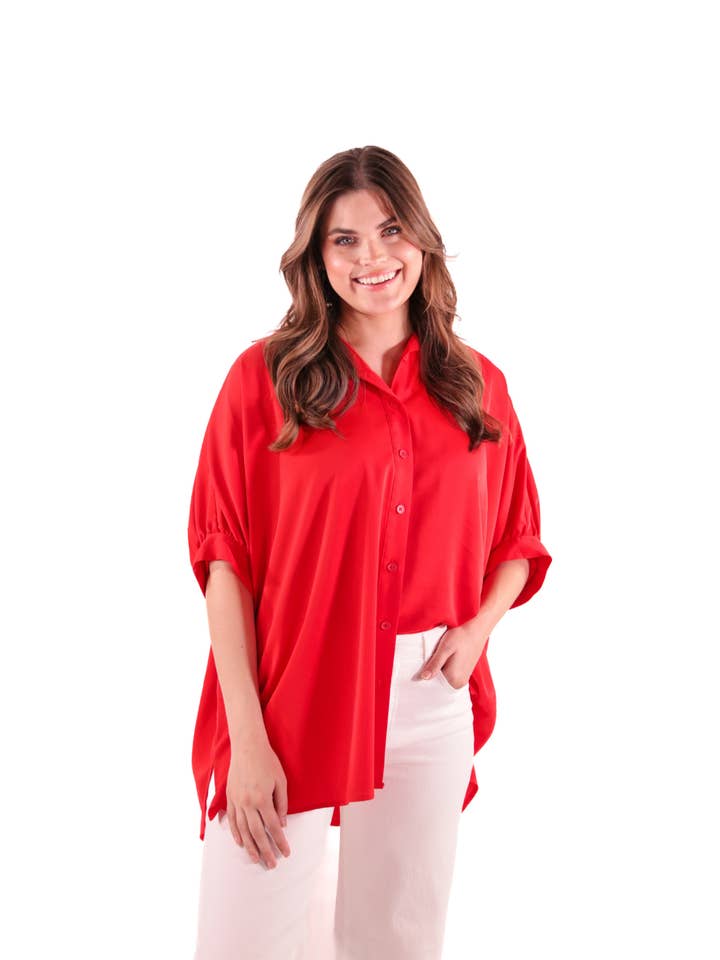 Jess Lea - Wholesale Button Down Shirt - Women's - Oakley Oversized Top11