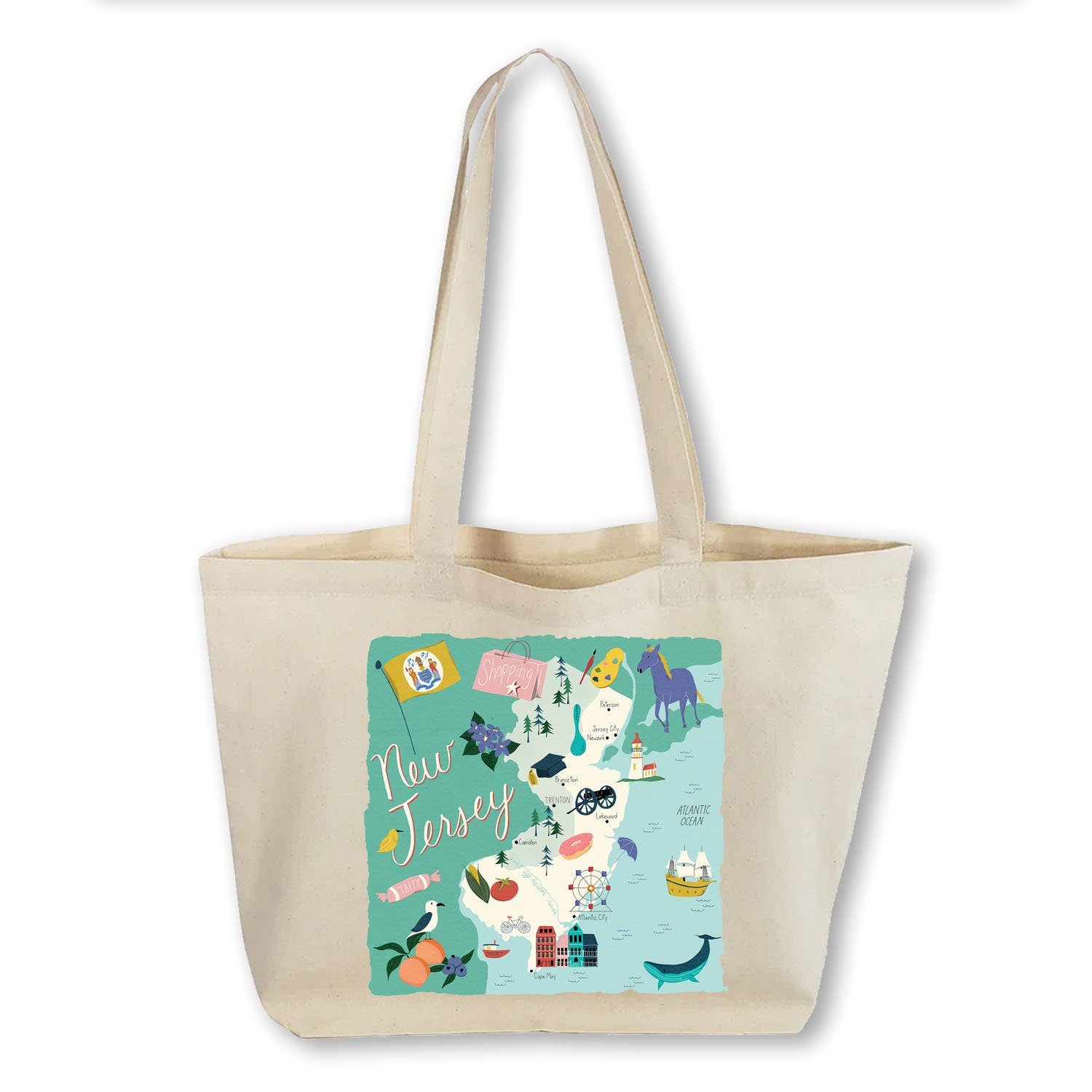 Works of Heart - Wholesale Tote Bag - Unisex - Home State Home: Canvas Totebag29