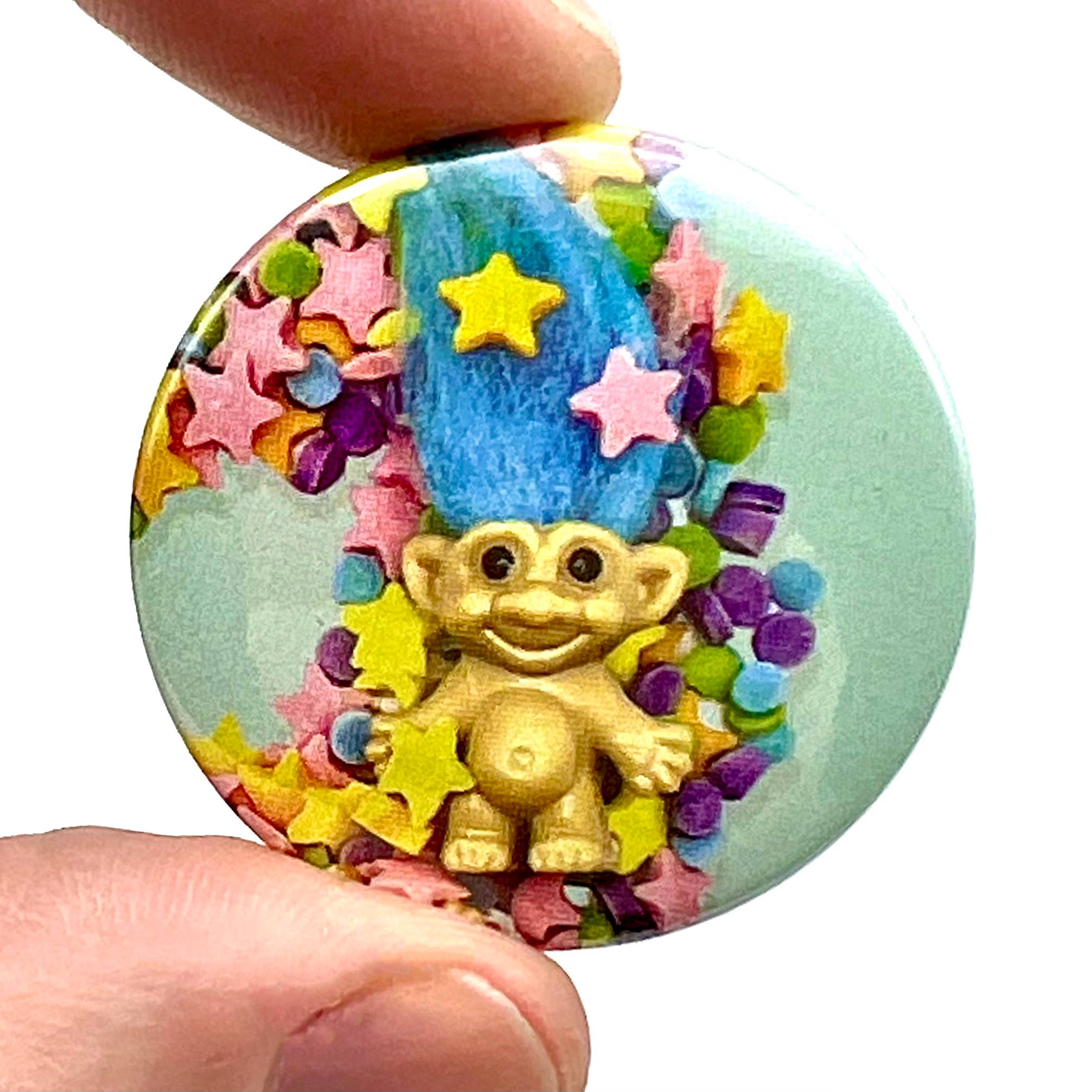 Bite Your Granny - Wholesale Lapel Pin/Button - Cute Magical Troll Button Pin Badge0