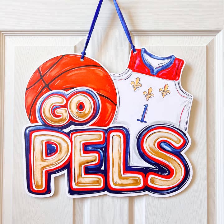 Home Malone – Großhandel Türdekoration – Go Pels Türhänger NBA New Orleans Basketball-Dekor3