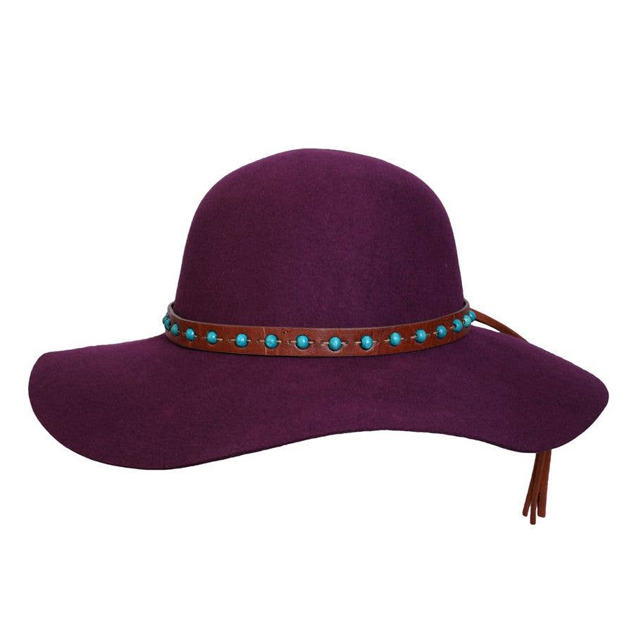 Conner Hats - Vendita all'ingrosso Fedora - Donna - Cappello Boho in Lana Australiana del 19702