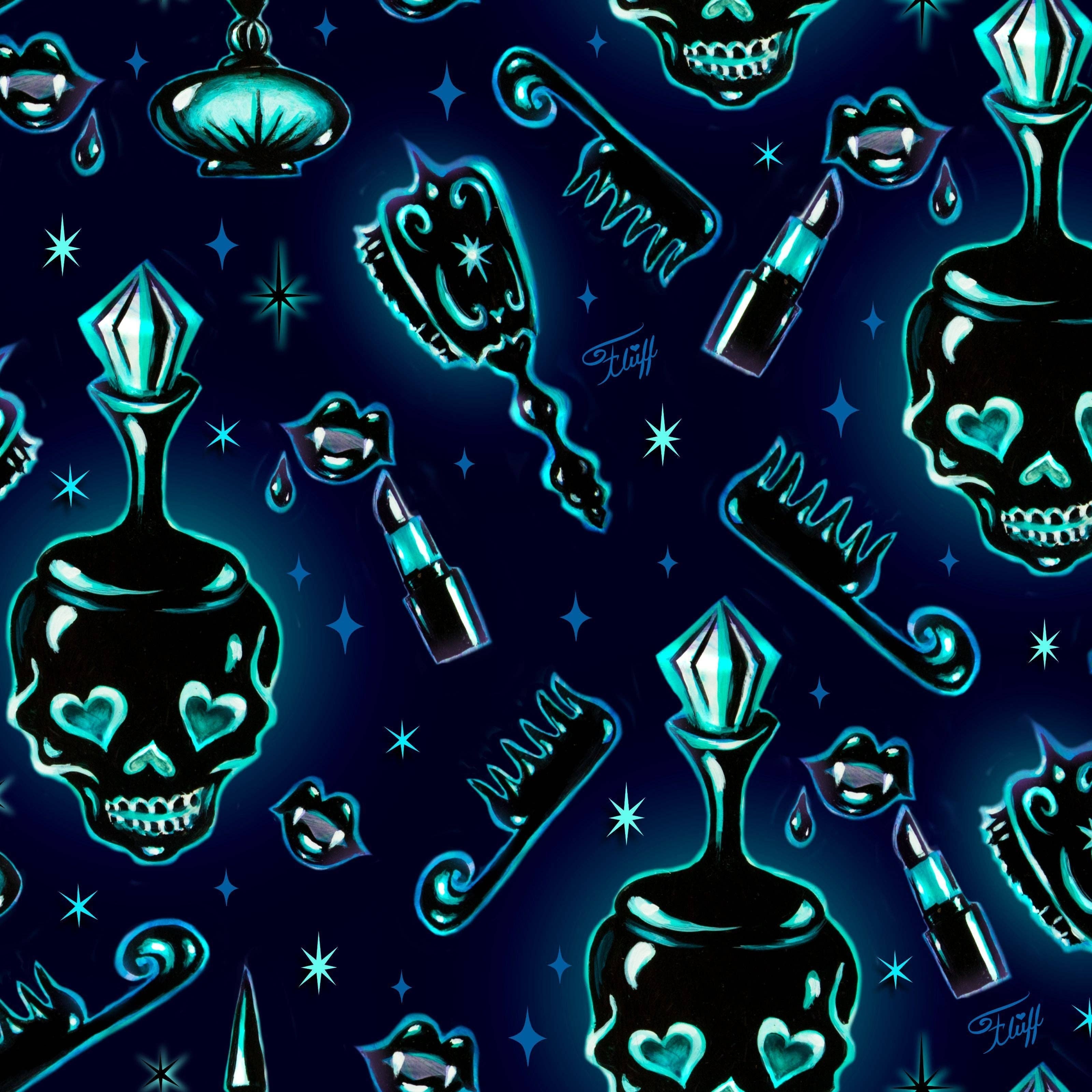 Lipstick & Chrome - Wholesale Fashion Leggings - Women's - "Dark Desire" Leggings by Miss Fluff x Lipstick & Chrome0