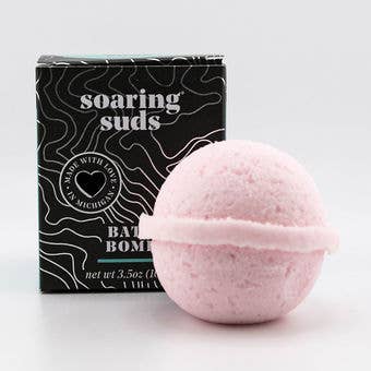 Alluring Layers Bath Bomb for wholesale by Soaring Suds Soap Co., LLC