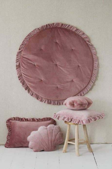 Moi Mili - Vendita all'ingrosso Cuscini decorativi - Cuscino in morbido velluto «Light Pink»1