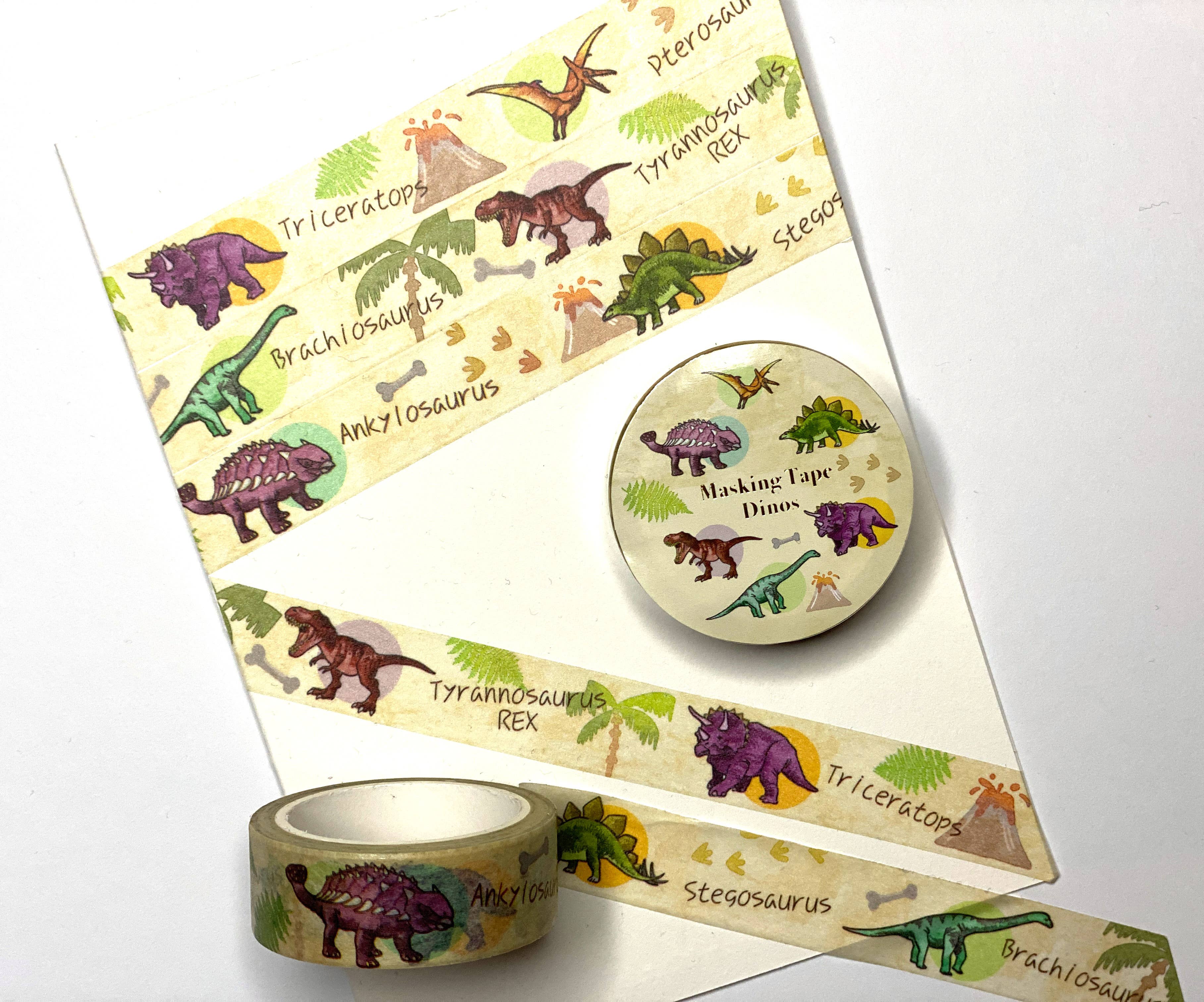 Creabrulee - Wholesale Washi Tape - Dino Masking Tape/Washi Tape2