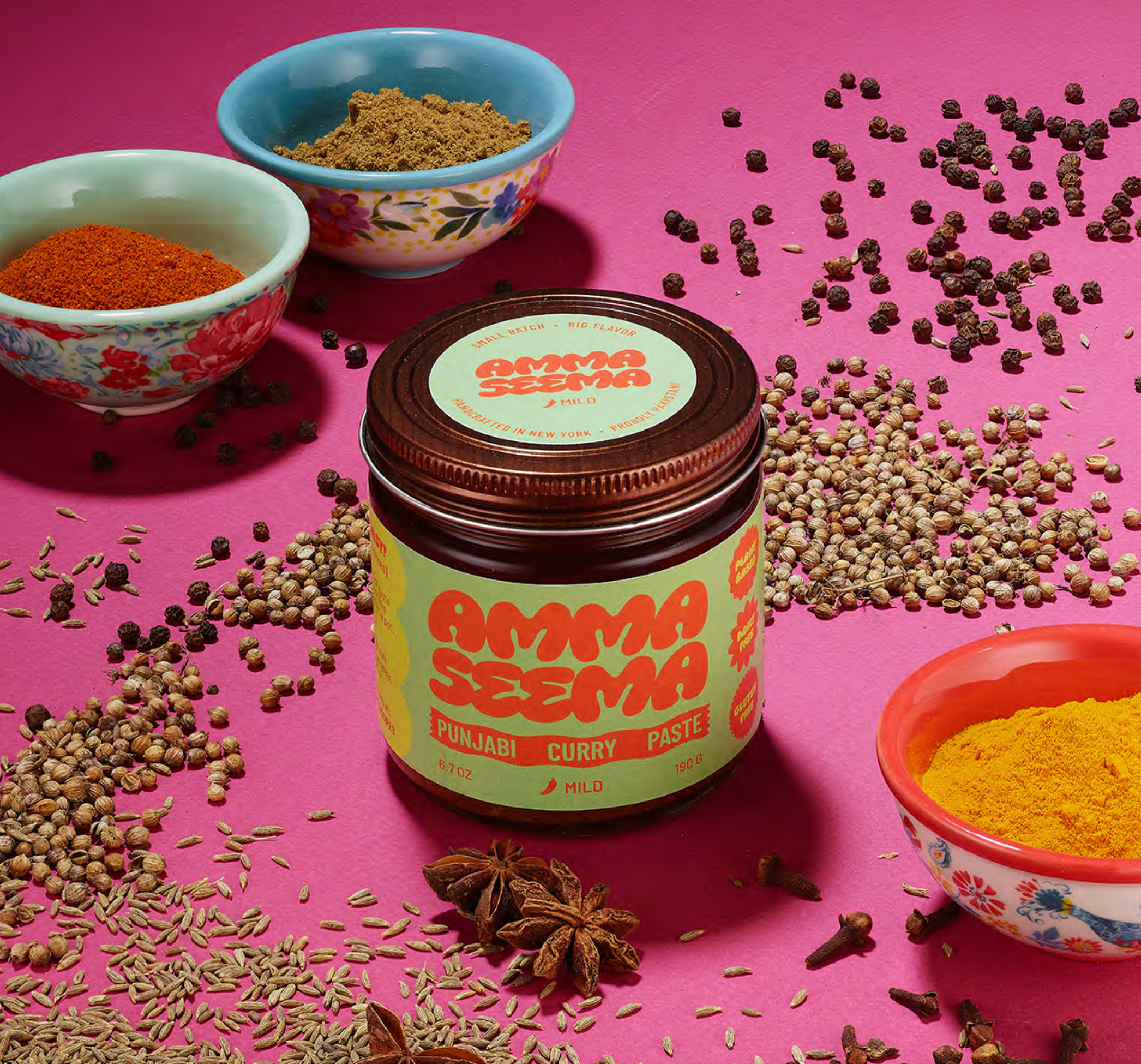 Amma Seema - Wholesale Chili Paste - Amma Seema: Punjabi Curry Paste. Mild5