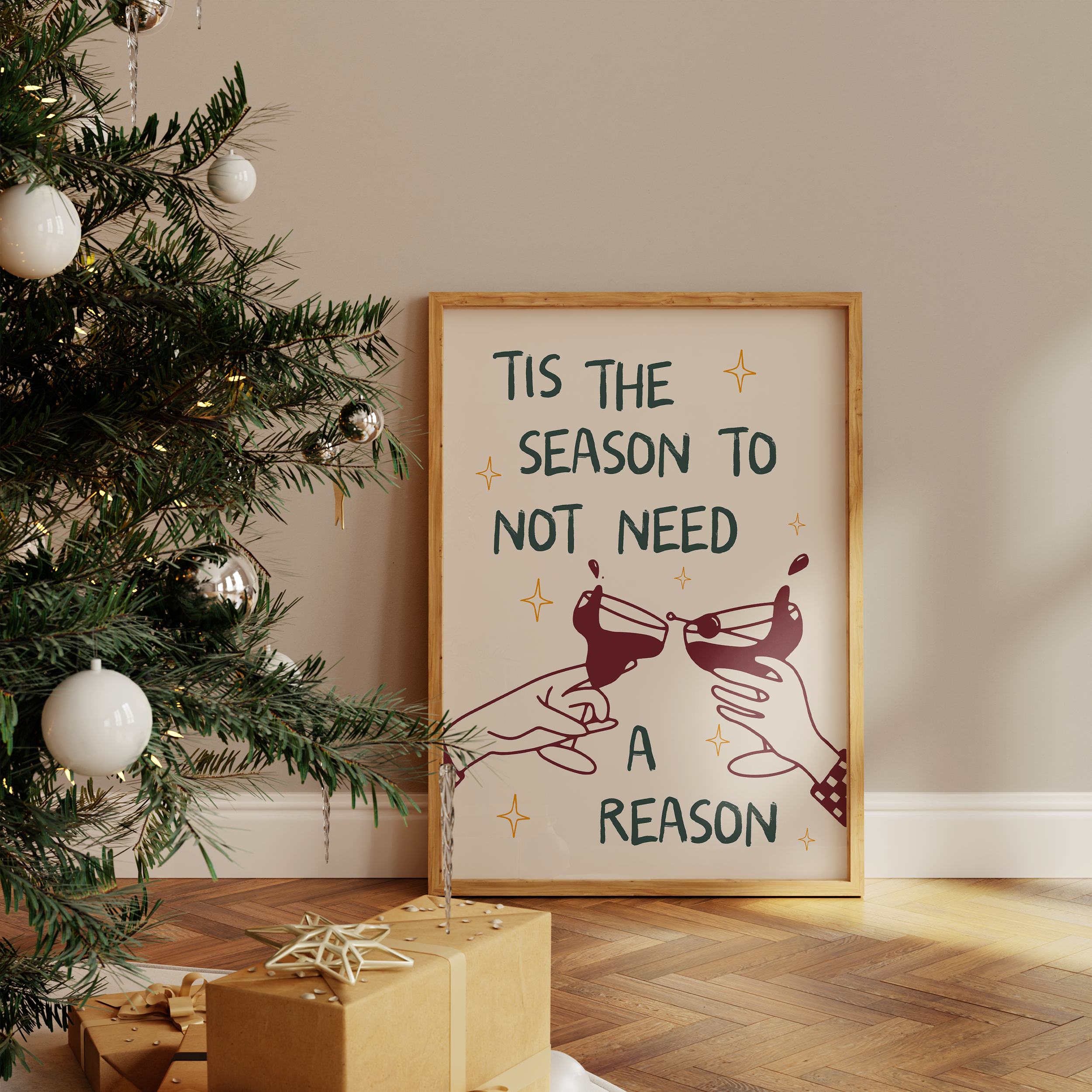 Wisdom and Wonder Designs - Vendita all'ingrosso Stampa artistica - È la stagione in cui non serve una ragione | Stampa d'arte natalizia12