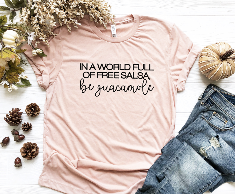 The Little Poppy Shop - Vente T-shirt sérigraphié – femme - Chemise Be Guacamole0