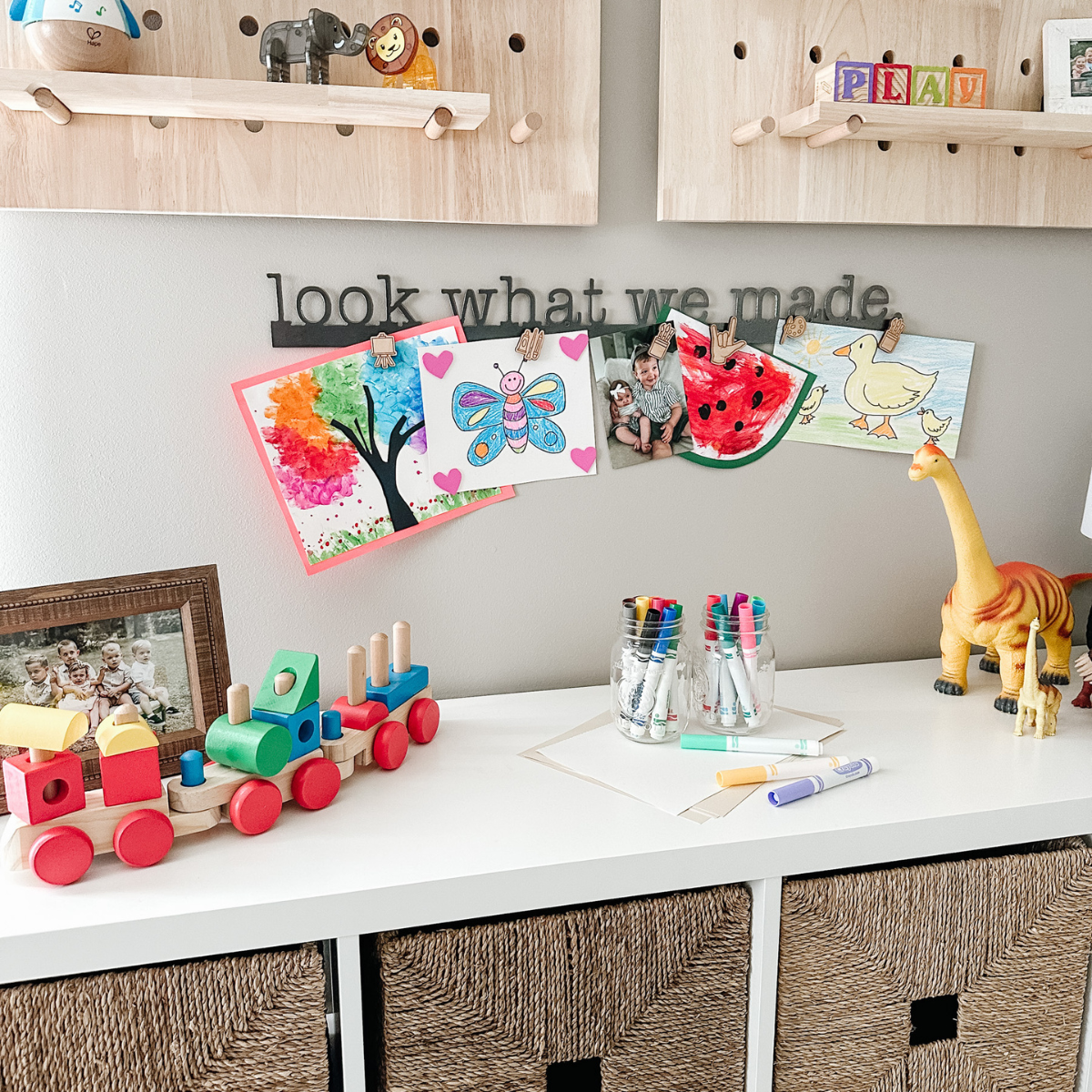 Keystone Steel Co. - Wholesale Sign - Look What We Made Magnetic Bar (typewriter font)3