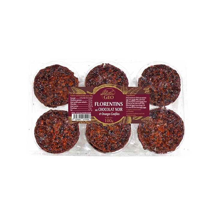 Florentiner Mörk Choklad Och Kanderade Apelsiner 100g - 7209 för wholesale av Maison RGEY